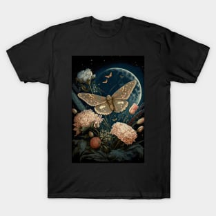 Wiccan witchcraft Moth and magic of night 6 T-Shirt